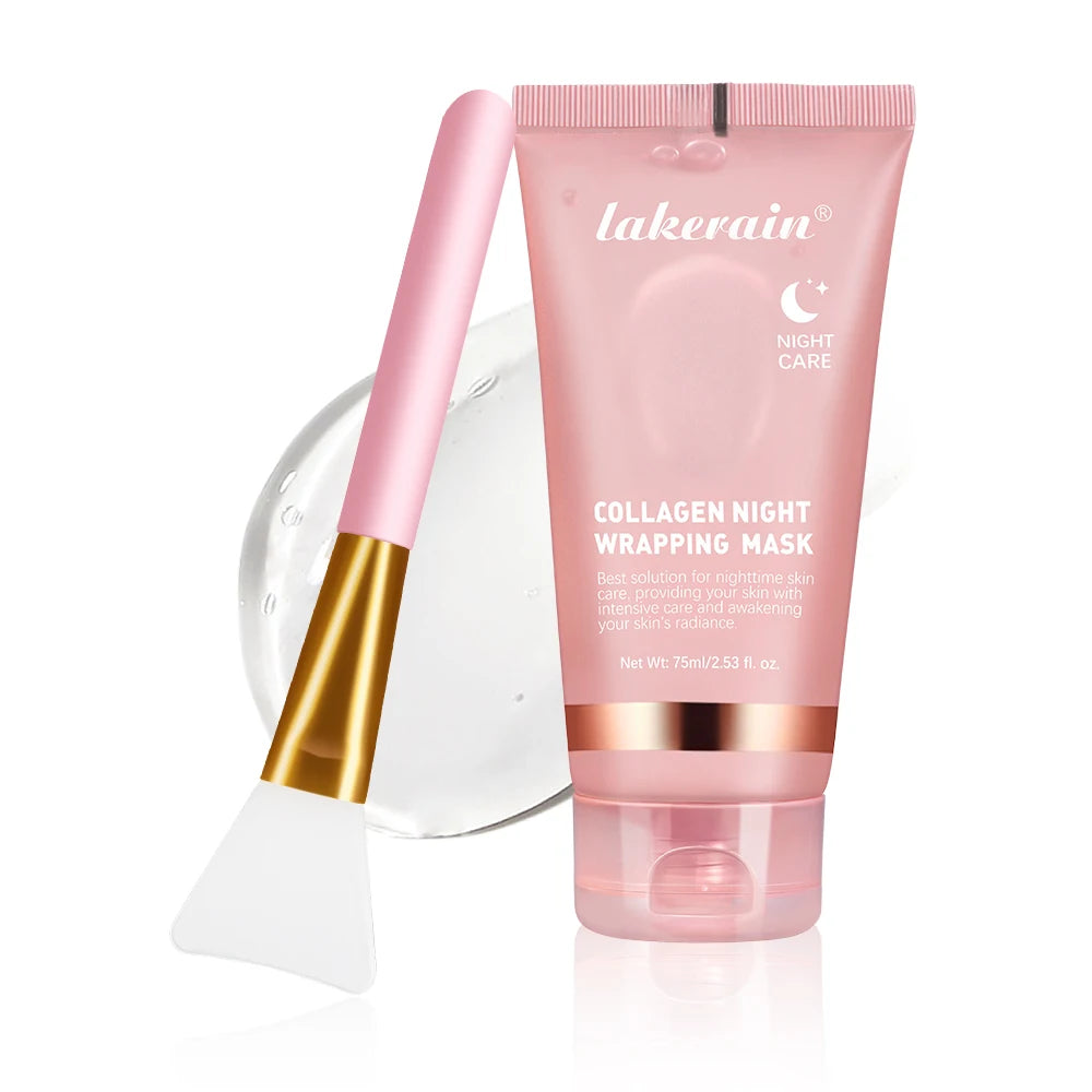 Gel Collagène – Masque de Nuit au Collagène Hydrolysé | Hydratant, Raffermissant & Éclatant