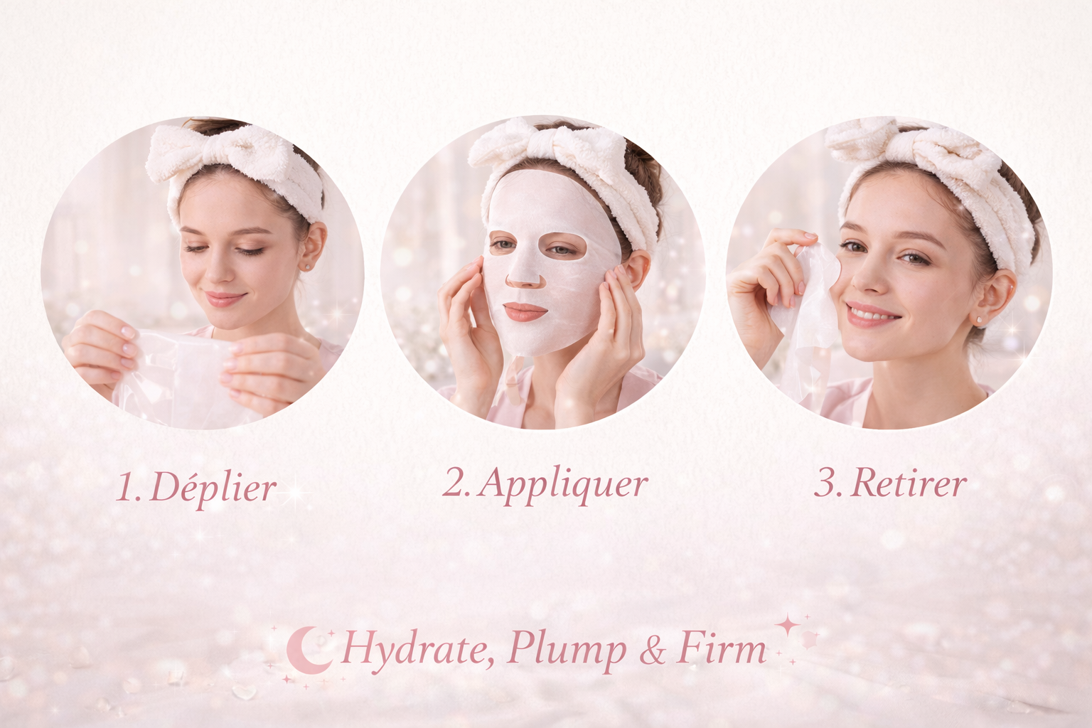 Masque Tissu Bio-Collagène – Hydratant, Repulpant & Éclat