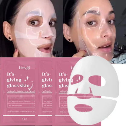 Masque Visage Bio-Collagène – Hydratation Profonde, Anti-Âge & Éclat Instantané