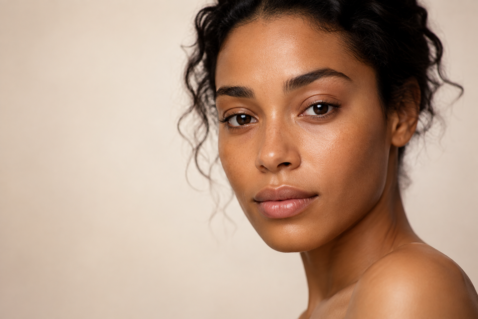 Peau lumineuse au naturel